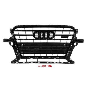 Front Grille SQ-Style (2012-2017, black with chrome) Audi Q5 2008-2017 photo 4