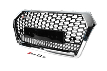 Audi Q5 2017-2025 Front Grille RSQ-Style without Logo (2017-2020, black with chrome) photo 2
