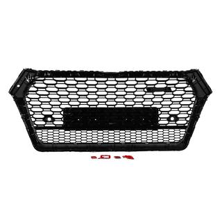 Front Grille RSQ-Style without Logo (2017-2020, black with chrome) photo 4