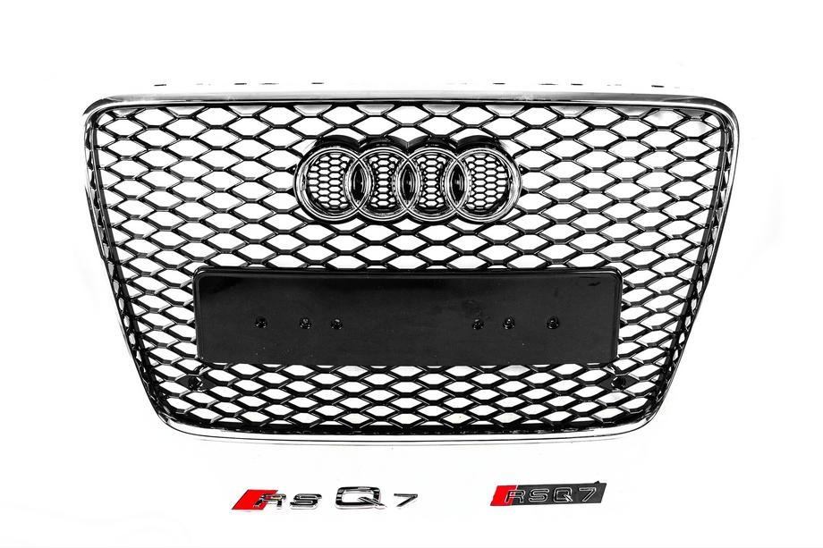 Audi Q7 2005-2015 Front Grille RSQ-Style (black with chrome) Image