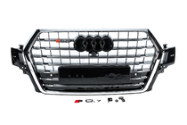 Audi Q7 2015–2026 Front grille SQ7-Style (2015-2019, black with chrome) photo 1