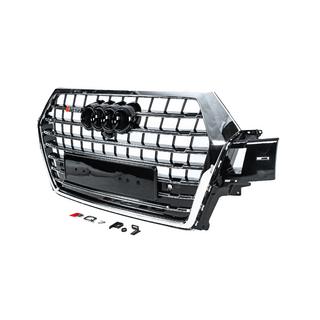 Front grille SQ-Style V-2 (2015-2019, black with chrome) photo 2