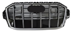 Audi Q7 2015–2026 Front Grille RSQ-Style (2020+, Matte Black with Chrome) photo 1