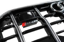 Audi Q8 2018- Front Grille SQ-Style (2018-2023, black with chrome) photo 6