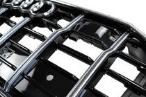 Audi Q8 2018- Front Grille SQ-Style (2018-2023, black with chrome) photo 13