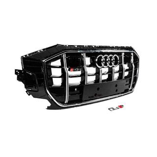 Front Grille SQ-Style (2018-2023, black with chrome) photo 3