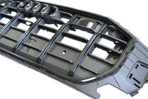 Audi Q8 2018- Front Grille SQ-Style (2018-2023, black) photo 3