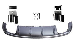 Audi A3 2012-2020 Rear Diffuser V-1 (for S/S-Line, 2012-2020) photo 1
