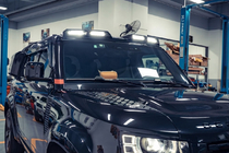 Land Rover Defender 2019- Windshield visor with 4 LEDs photo 1