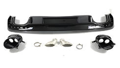 Audi A4 B9 2015-2024 Rear diffuser with RS-Style exhaust tips V-2 (2019-2024) photo 1