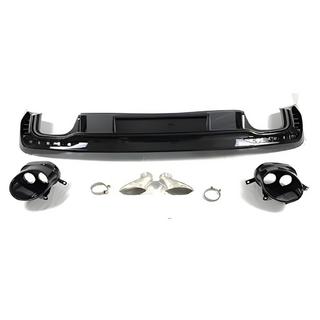 Rear diffuser with RS-Style exhaust tips V-2 (2019-2024)
