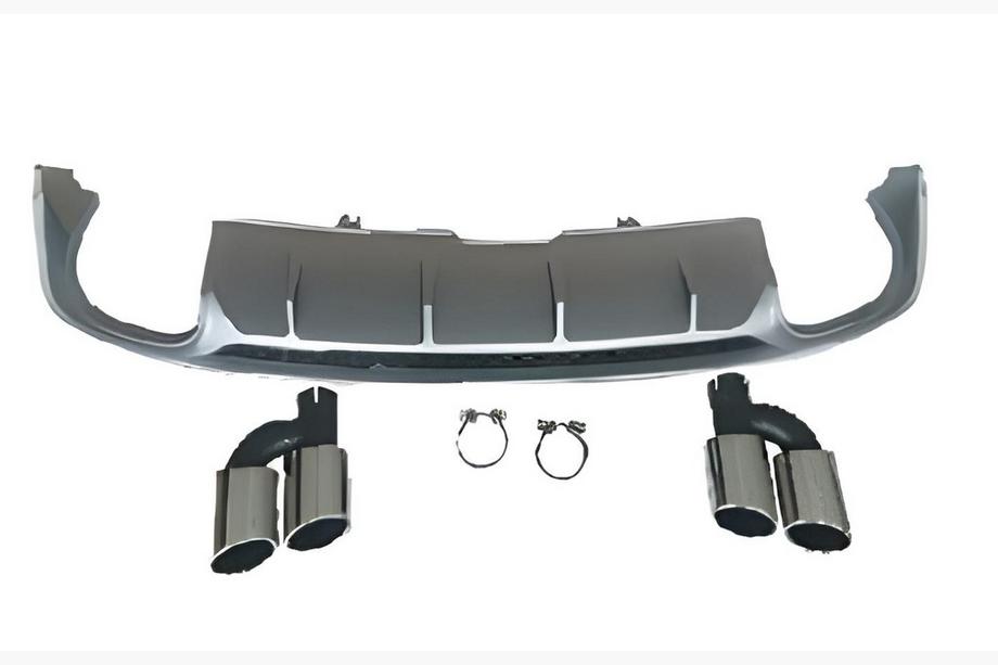 Audi A5 2016-2025 Rear Diffuser with Tips S-Style (2016-2019) Image