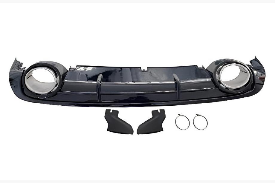 Audi A6 C6 2004-2011 Rear Diffuser with Exhaust Tips RS-Style Image