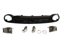 Audi A6 C7 2011-2017 Rear Diffuser with Exhaust Tips RS-Style V-1 (2011-2014) photo 1