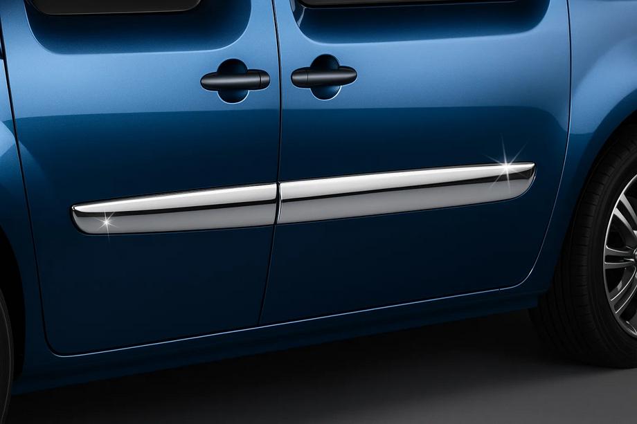 Renault Kangoo 2008–2020 Door Mouldings Stainless Steel (2011-2014, 4 pcs) Photo 1