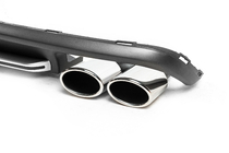 Audi A6 C7 2011-2017 Rear Diffuser with Exhaust Tips RS-Style V-2 (2011-2014) photo 6
