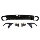Audi A6 C7 2011-2017 Rear Diffuser with Tips RS-Style V-1 (2014-2017, Sport) photo 2