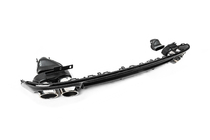 Audi A6 C8 2018–2025 Rear diffuser with exhaust tips S-Style Silver (for S / S-Line) photo 5