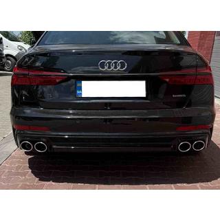 Rear Diffuser with Tips S-Style (for S / S-Line) Audi A6 C8 2018–2025 photo 1