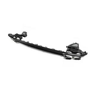 Rear Diffuser with Tips S-Style (for S / S-Line) Audi A6 C8 2018–2025 photo 3