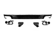 Audi A6 C8 2018–2025 Rear Diffuser with Tips S-Style (for Base) photo 2