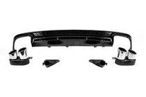 Audi A6 C8 2018–2025 Rear Diffuser with Tips S-Style (for Base) photo 4