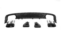 Audi A6 C8 2018–2025 Rear Diffuser with Tips S-Style (for Base) photo 5