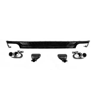 Rear Diffuser with Tips S-Style (for Base) Audi A6 C8 2018–2025 photo 2