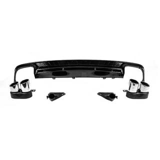 Rear Diffuser with Tips S-Style (for Base) Audi A6 C8 2018–2025 photo 4