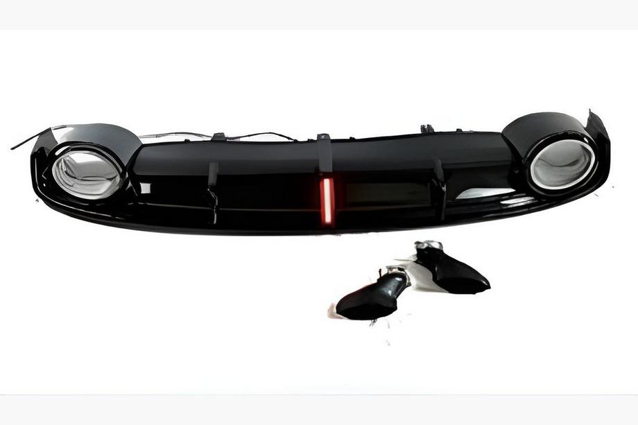 Audi A7 2010-2018 Rear Diffuser with Tips RS-Style (2010-2014, Sport) Image