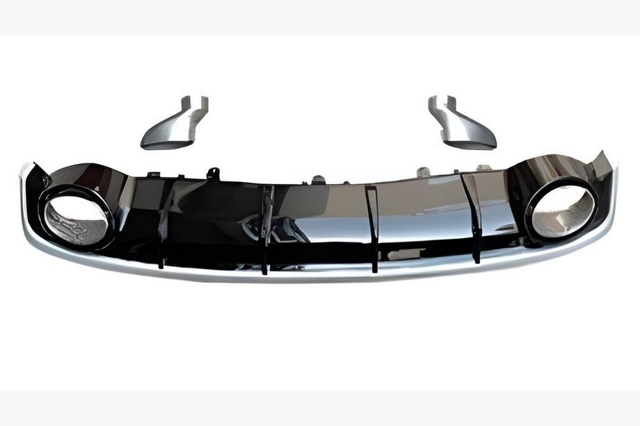 Audi A7 2010-2018 Rear Diffuser with Exhaust Tips RS-Style (2015-2018, Sport) Image