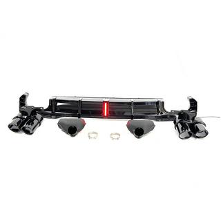 Rear Diffuser with Exhaust Tips S-Style photo 2