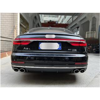 Rear diffuser with exhaust tips S-Style (2018-2021) Audi A8 2018- photo 1