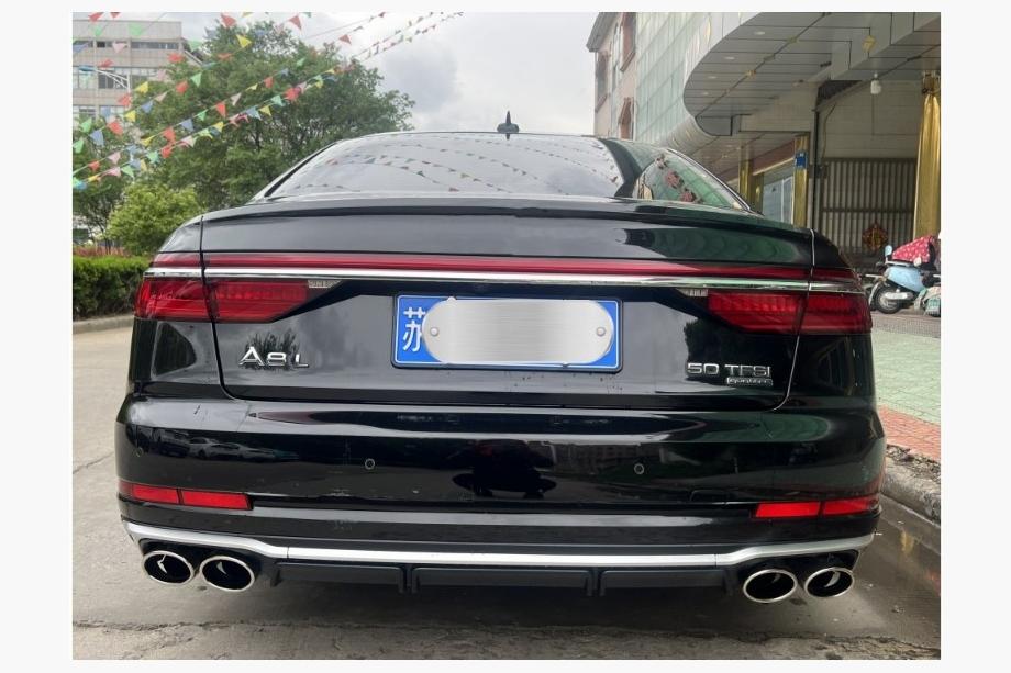 Audi A8 2018- Rear Diffuser with Tips S-Style (2022+) Image