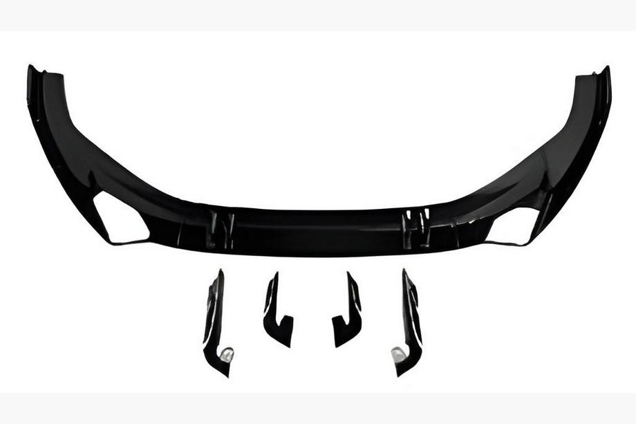 Audi A4 B9 2015-2024 Front lip spoiler V-1 (2019-2024) Image