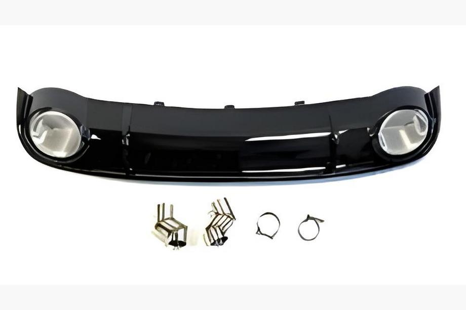 Audi A4 B8 2007-2015 Rear Diffuser with Exhaust Tips RS-Style (2007-2011) Image