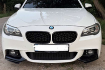 BMW 5 Series F10/F11 2010–2016 Diamond Black Kidney Grilles (Gloss Black) photo 2