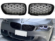 BMW 5 Series F10/F11 2010–2016 Diamond Black Kidney Grilles (Gloss Black) photo 5