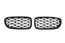 BMW 5 Series F10/F11 2010–2016 Diamond Black Kidney Grilles (Gloss Black) photo 4