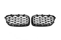 BMW 5 Series F10/F11 2010–2016 Diamond Black Kidney Grilles (Gloss Black) photo 8