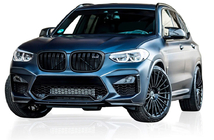 BMW X3 G01 2018- Kidneys M-Look (Gloss Black) photo 1