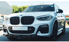BMW X3 G01 2018- Kidneys M-Look (Gloss Black) photo 9