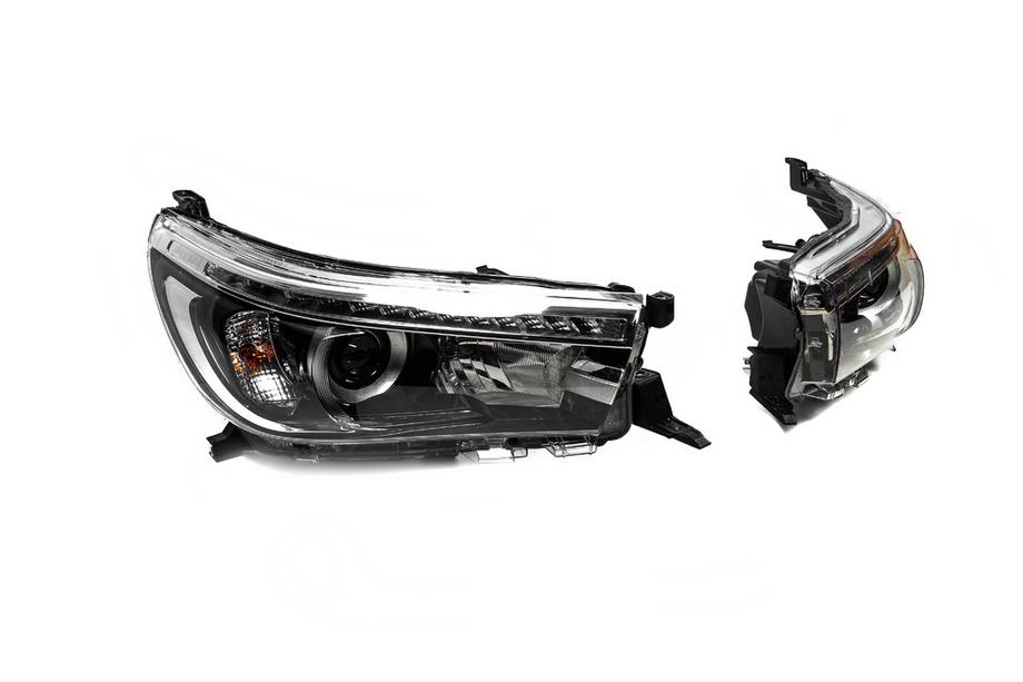 Toyota Hilux 2015- Front OEM Headlights V2 2015-2019 (for Xenon or LED bulb, set of 2) Photo 5