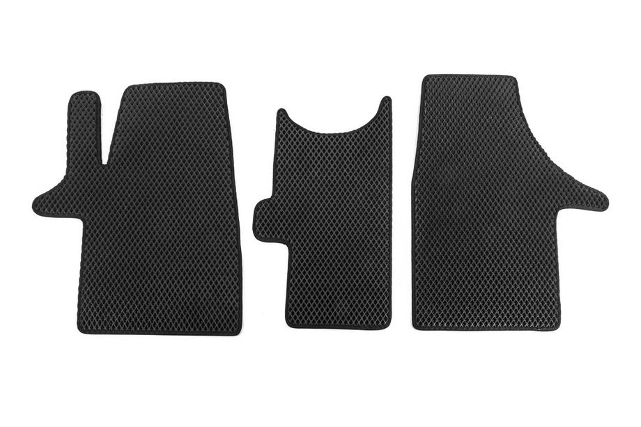 Volkswagen T6 2015-2024 EVA Floor Mats V-2 (black, front) Image