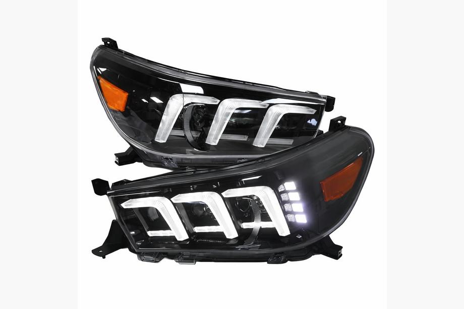Toyota Hilux 2015- Front Headlights Lexus Design V2 2015-2019 (Set of 2) Image