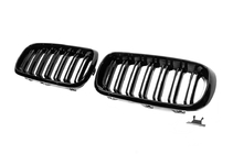 BMW X6 F16 2014-2019 Kidneys M-Look (Gloss Black) photo 3