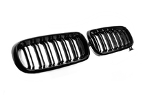 BMW X6 F16 2014-2019 Kidneys M-Look (Gloss Black) photo 4