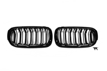 BMW X6 F16 2014-2019 Kidneys M-Look (Gloss Black) photo 5