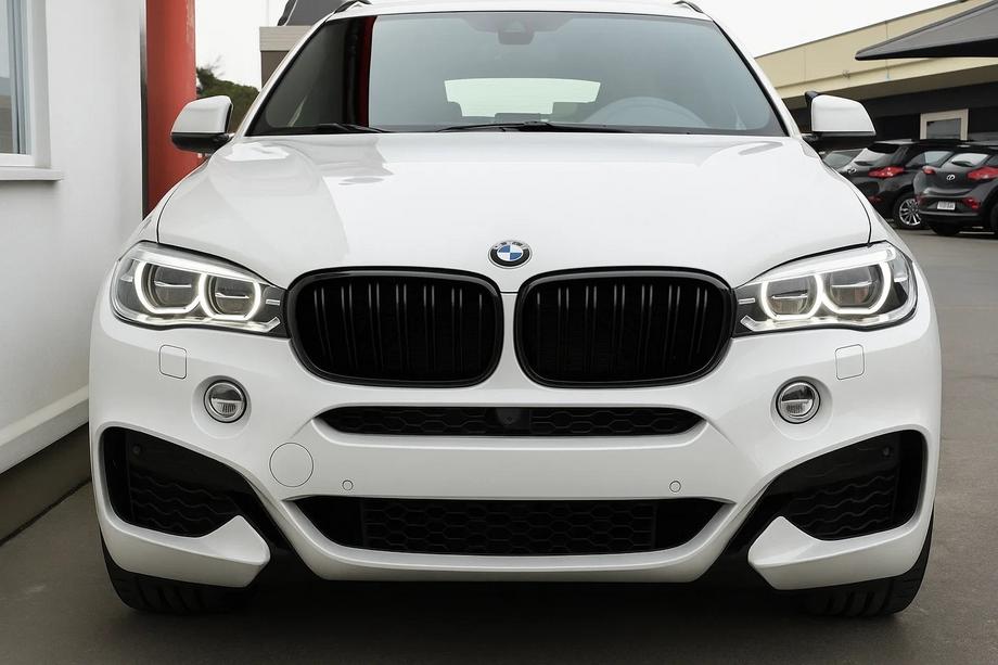 BMW X6 F16 2014-2019 Kidneys M-Look (Gloss Black) Image