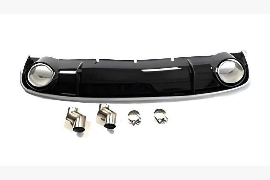 Audi A4 B8 2007-2015 Rear Diffuser with Exhaust Tips RS-Style (2012-2015) Image